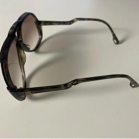 Yves Saint Laurent Vintage Aviator Sunglasses Tortoise Shell - Picture 8 of 8